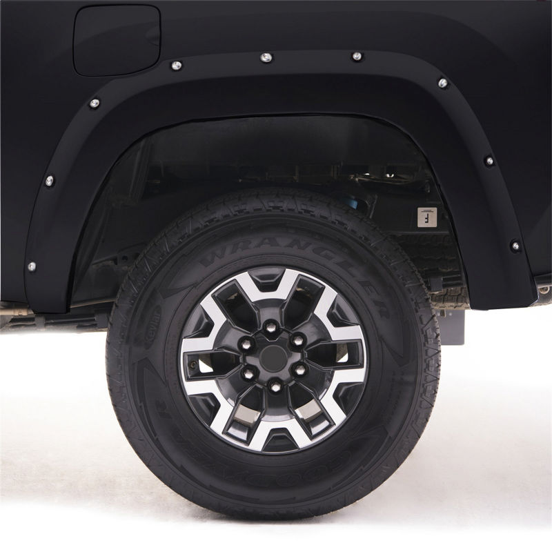 EGR 14+ Chev Silverado 6-8ft Bed Bolt-On Look Color Match Fender Flares - Set - Black 791574-GBA