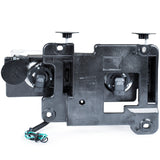 ANZO 1988-1998 Chevrolet C1500 Crystal Headlights Chrome w/ Low - Brow 111300