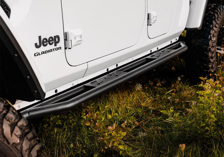 Rampage 20-22 Jeep Gladiator SRS Sidebar Rock Crawler Steps - Black 88736