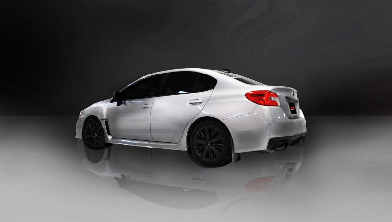 Corsa 2015 Subaru WRX Cat Back Exhaust, Black Quad 3.5in Tips *Sport* 14857BLK