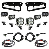 Baja Designs 21-22 Ford Bronco w/Steel Bumper S2 SAE Pro Fog Pocket Light Kit - Clear 448175