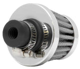 K&N 2in Base OD x .375in Flange ID x 1.75in H Rubber Base Crankcase Vent Filter - White 62-1600WT