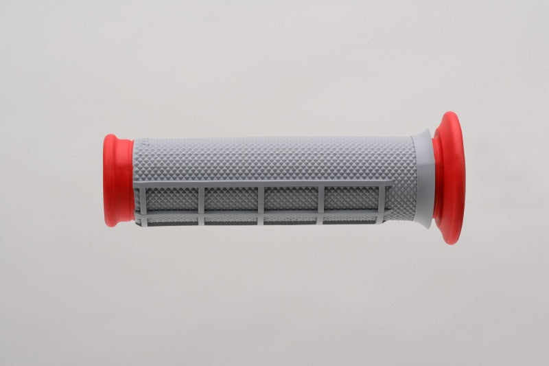 Renthal ATV Dual Compound Grips 1/2 Waffle - Red G169