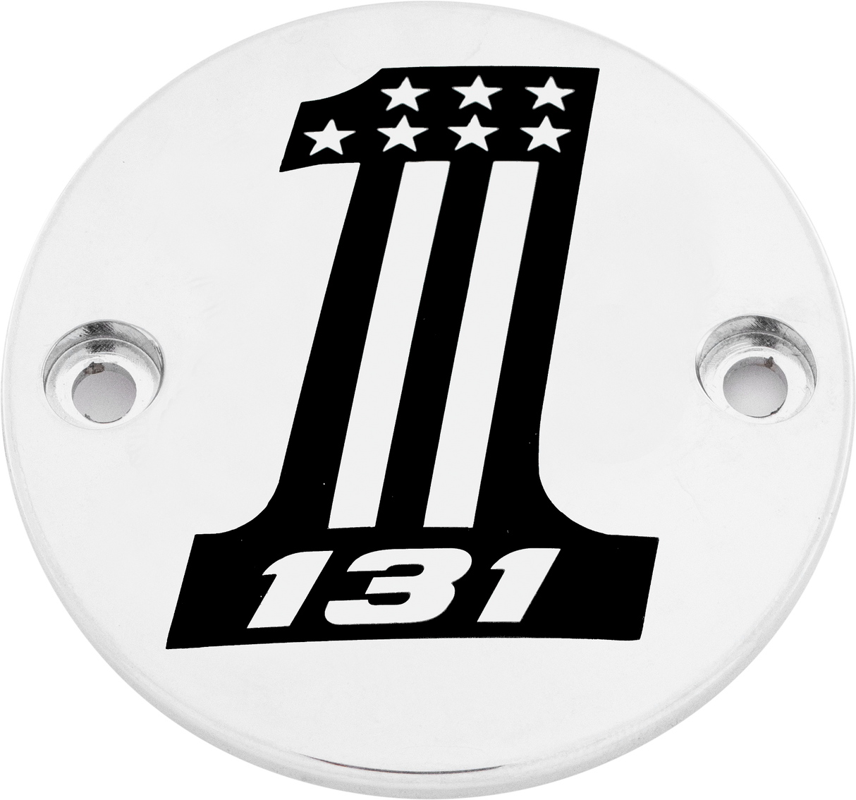 CUSTOM ENGRAVING M8 Timer Cover 131 Chrome 131-14-63