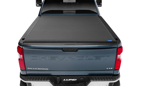 Lund 07-17 Chevy Silverado 1500 (6.5ft. Bed) Genesis Elite Roll Up Tonneau Cover - Black 96893
