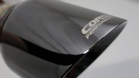 Corsa Single Universal 3.0in Inlet / 4.5in Outlet Black PVD Pro-Series Tip Kit TK009BLK
