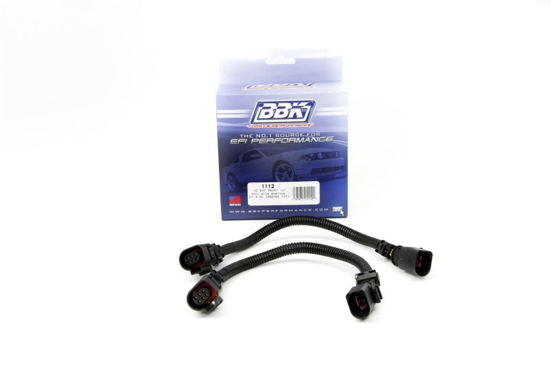 BBK 11-14 Mustang GT Front O2 Sensor Wire Harness Extensions 12 (pair) 1112