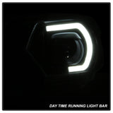 xTune Toyota Tacoma 12-15 Headlights - Light Bar DRL - Black PRO-JH-TTA12-LBDRL-BK 9037542