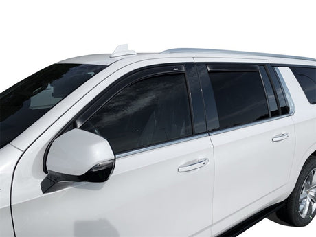 AVS 2021 GM Tahoe/Yukon/Escalade Ventvisor In-Channel Window Deflectors 4pc - Smoke 194706