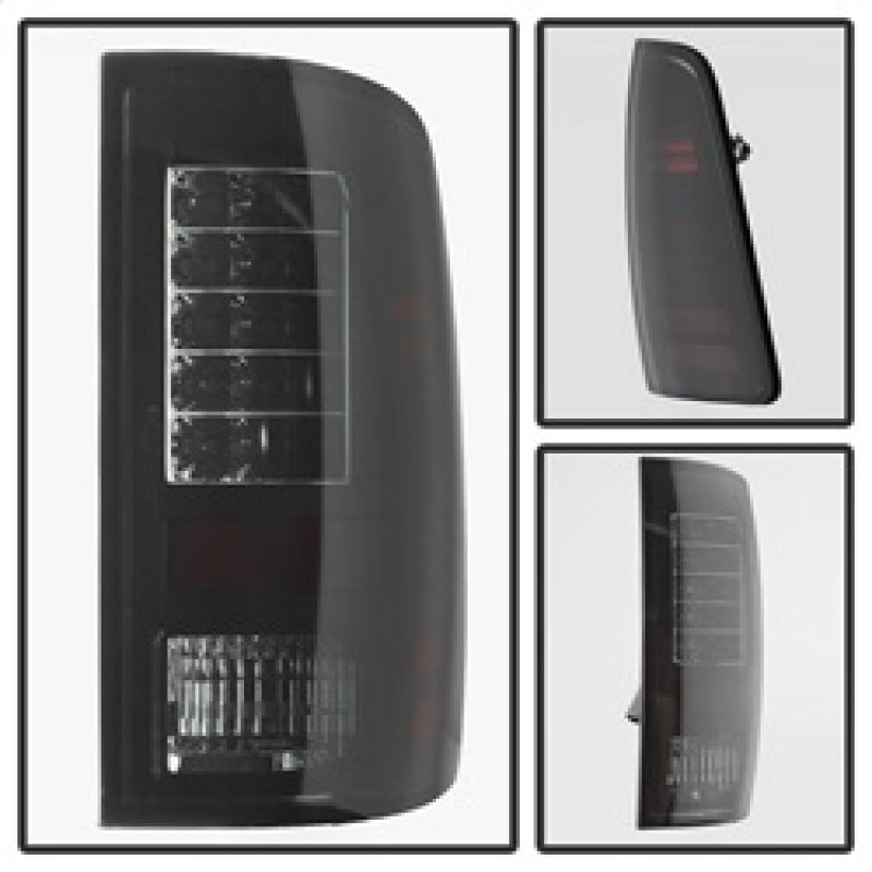 Spyder Dodge Ram 1500 09-14 LED Tail Lights Incandescent- Blk Smke ALT-YD-DRAM09-LED-BSM 5078124