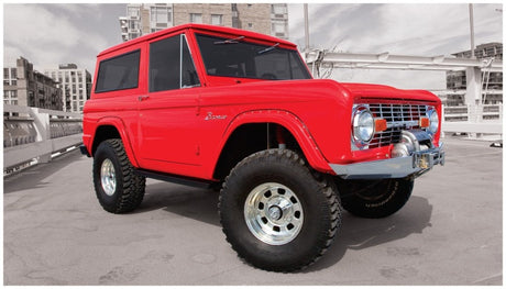 Bushwacker 66-77 Ford Bronco Cutout Style Flares 2pc - Black 20001-07