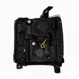 AlphaRex 16-18 Chevy 1500HD LUXX LED Proj Headlights Alpha-BK w/Seq Atv Lgt / SeqSig (Req PN 810023) 880233