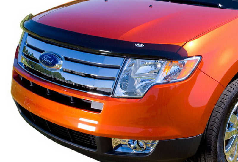 AVS 08-13 Ford E-150 High Profile Bugflector II Hood Shield - Smoke 25016