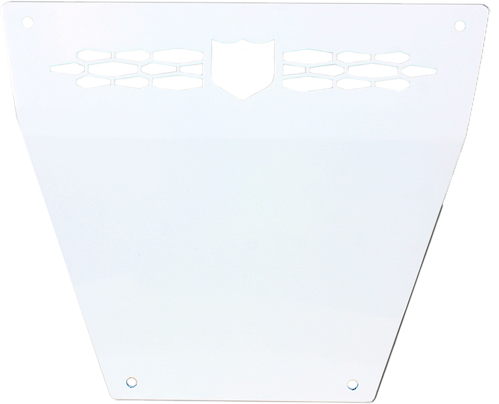 PRO ARMOR Front Race Skid Plate White Pol P141P363WH-133