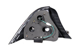 ANZO 2004-2005 Honda Civic LED Taillights Black 321035