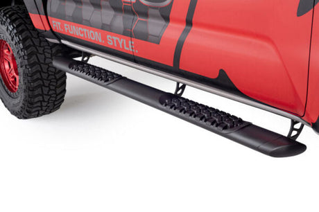 Go Rhino V-Series V3 Side Step - Universal 87in. (Fits 4DR) - Tex. Blk V300087T