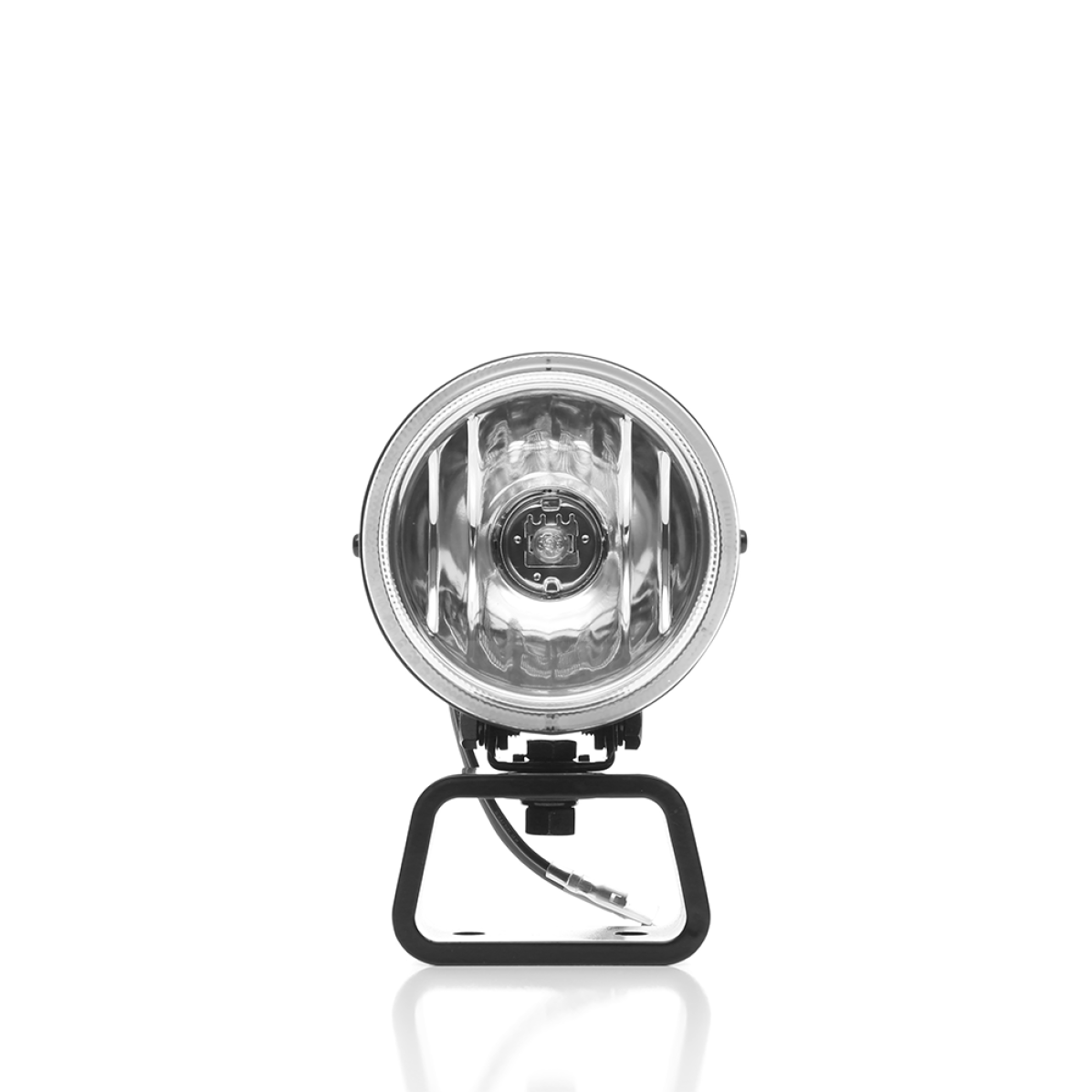 KC HiLiTES Rally 400 4in. Round Halogen Light 55w Spread Beam (Single) - Black 1490