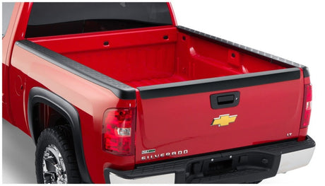 Bushwacker 07-13 Chevy Silverado 1500 Fleetside Bed Rail Caps 97.6in Bed - Black 49518