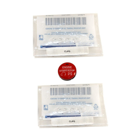 Ford Racing 15-16 Mustang Red Starter Button Installation Kit M-10B776-MR