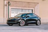 Rally Armor 17-22 Tesla Model 3 Black UR Mud Flap w/ Red Logo MF62-UR-BLK/RD