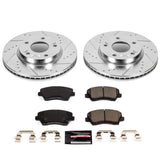 Power Stop 16-17 Hyundai Veloster Front Z23 Evolution Sport Brake Kit K7672