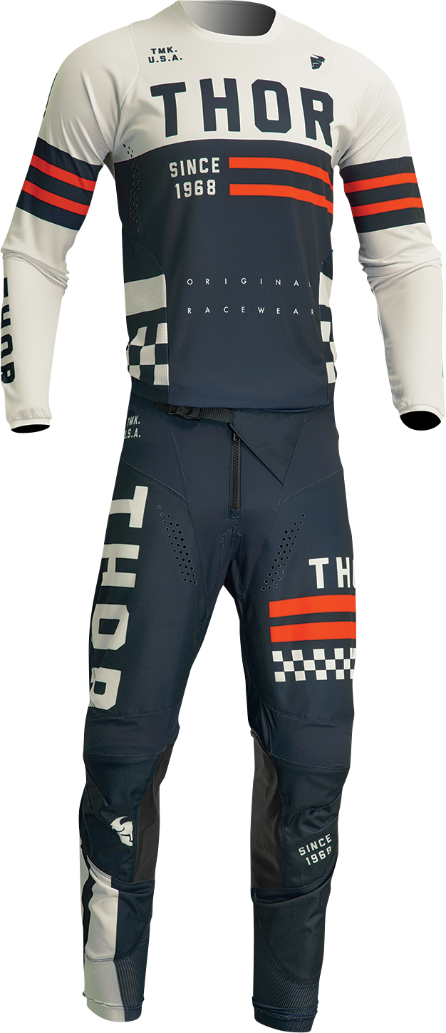 THOR Youth Pulse Combat Jersey - Midnight/White - Small 2912-2187