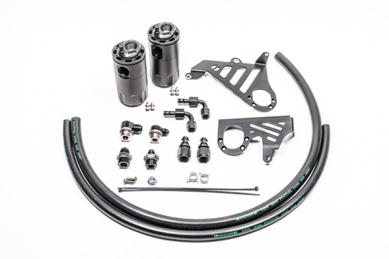 Radium Engineering Dual Catch Can Kit 2015-18 Focus ST Fluid Lock 20-0358-FL