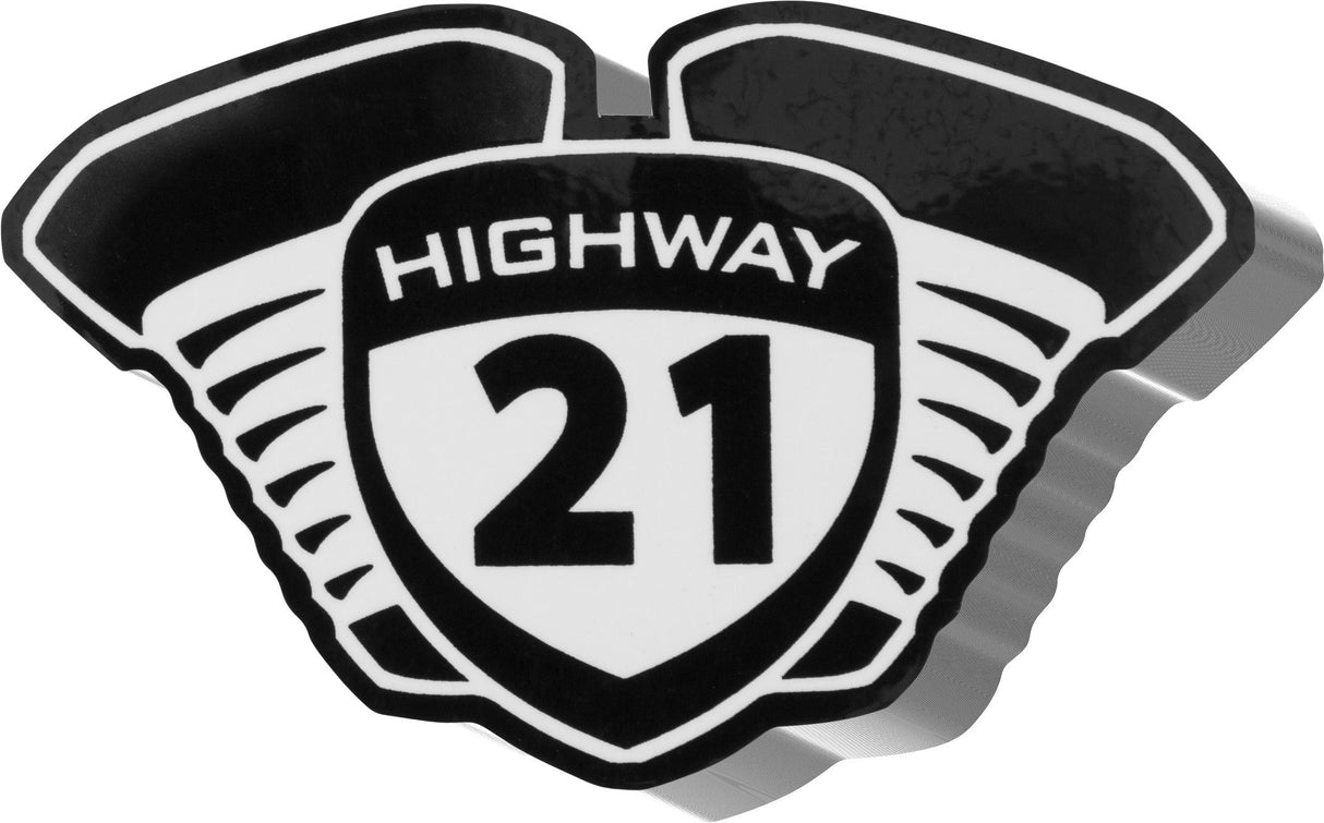 HIGHWAY 21 Decal 3" 100/Pack HWY 21 3 IN 100 PK