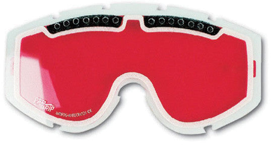 PROGRIP Progrip Dual Lens Red Anti-Fog W/O Pins 3255-NO POST