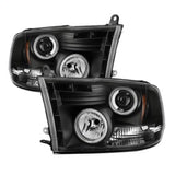 Spyder Dodge Ram 1500 09-14 Projector Headlights Halogen- CCFL Halo LED - Blk PRO-YD-DR09-CCFL-BK 5030320