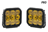 Diode Dynamics SS5 LED Pod Pro - Yellow Driving (Pair) DD6783P