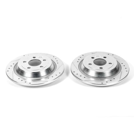 Power Stop 15-17 Ford F-150 Rear Evolution Drilled & Slotted Rotors - Pair AR85164XPR