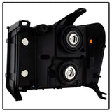 Xtune GMC Sierra 07-13 Crystal Headlights Black HD-JH-GSIE07-AM-BK 9034749