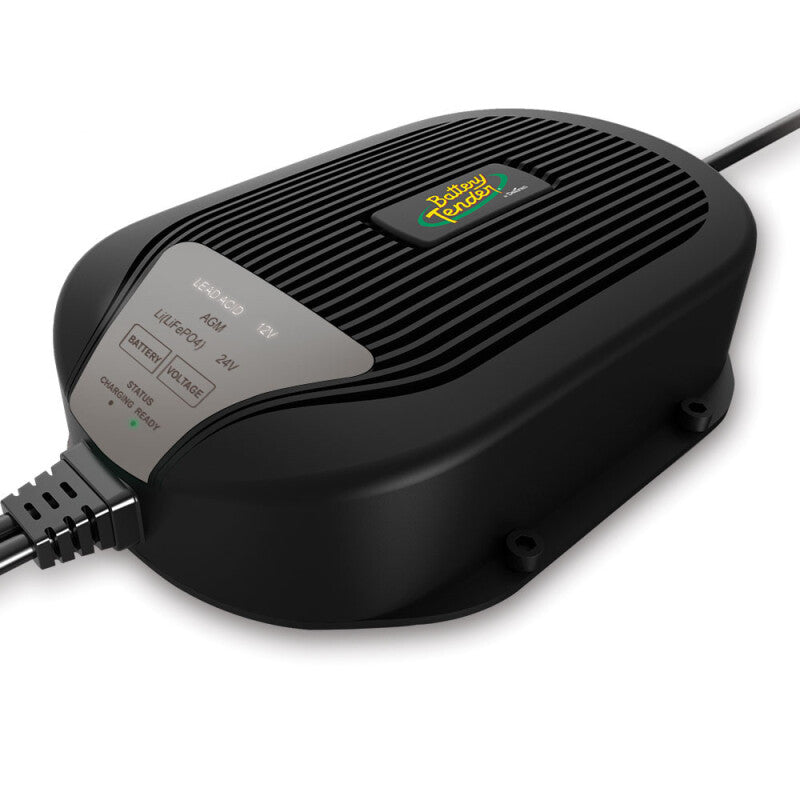 Battery Tender 12V/24V 5/2.5 AMP Selectable Chemistry Weatherproof Battery Charger 022-0258-DL-WH