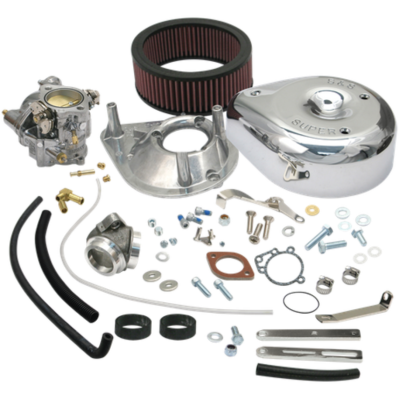 S&S Cycle 79-84 BT Models Super E Carburetor Kit -Standard Tanks 11-0411