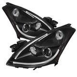 Spyder Nissan Altima 4Dr 10-12 Projector Headlights Light DRL LED Halo Blk PRO-YD-NA104D-LTDRL-BK 5076830