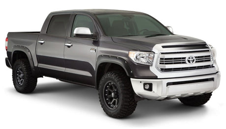 Bushwacker 14-18 Toyota Tundra Fleetside Pocket Style Flares 4pc 66.7/78.7/97.6in Bed - Black 30918-02