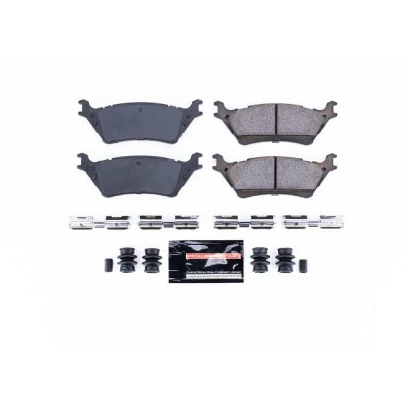 Power Stop 12-19 Ford F-150 Rear Z23 Evolution Sport Brake Pads w/Hardware Z23-1602
