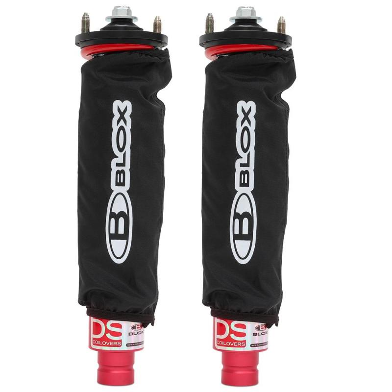 BLOX Racing Coilover Covers - Black (Pair) BXSS-00100-CCB