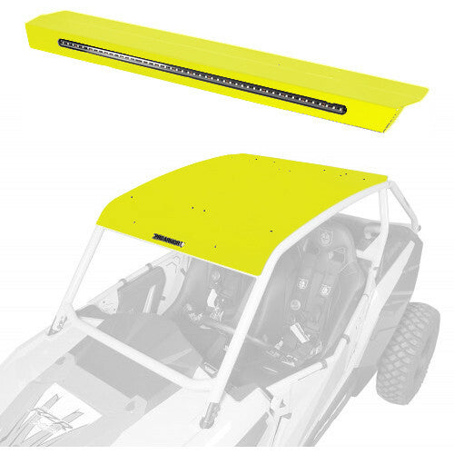 PRO ARMOR Asylum Roof W/ Light Bar Lime Squeeze P141R123LSQ