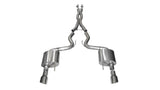 Corsa 2015 Ford Mustang GT 5.0 3in Cat Back Exhaust, Polish Dual 4.5in Tip (Xtreme) 14328