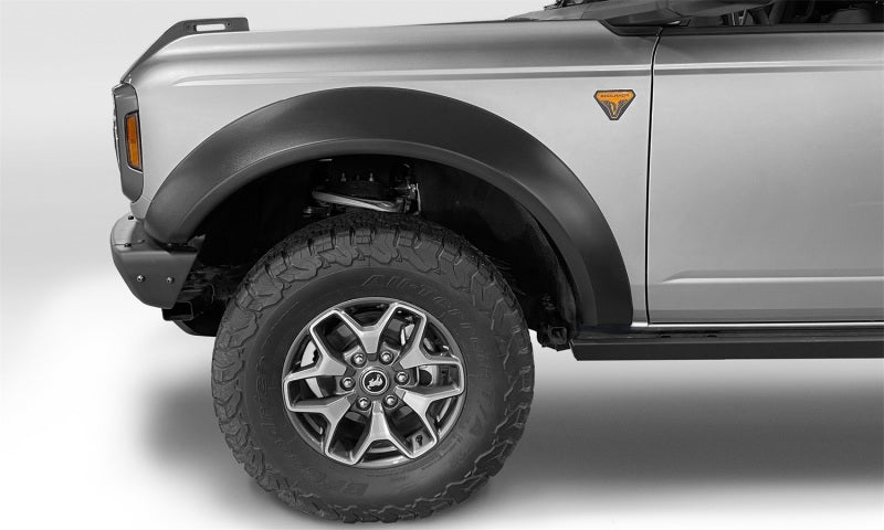Bushwacker 2021+ Ford Bronco 4-Door Extend-A-Flares 4pc - Black 20961-02
