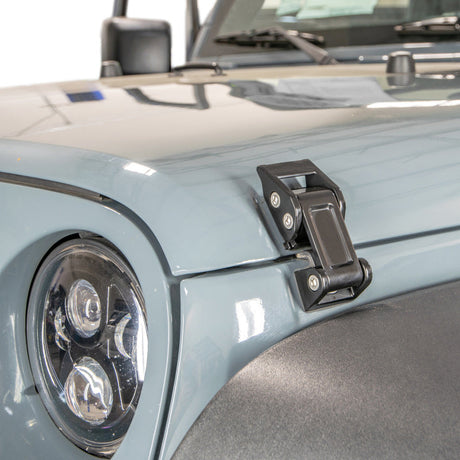 DV8 Offroad 2007-2018 Jeep Rocklaw Hood Catch System D-JP-190011-K