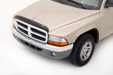 AVS 97-04 Dodge Dakota (Front Mount) High Profile Bugflector II Hood Shield - Smoke 25034
