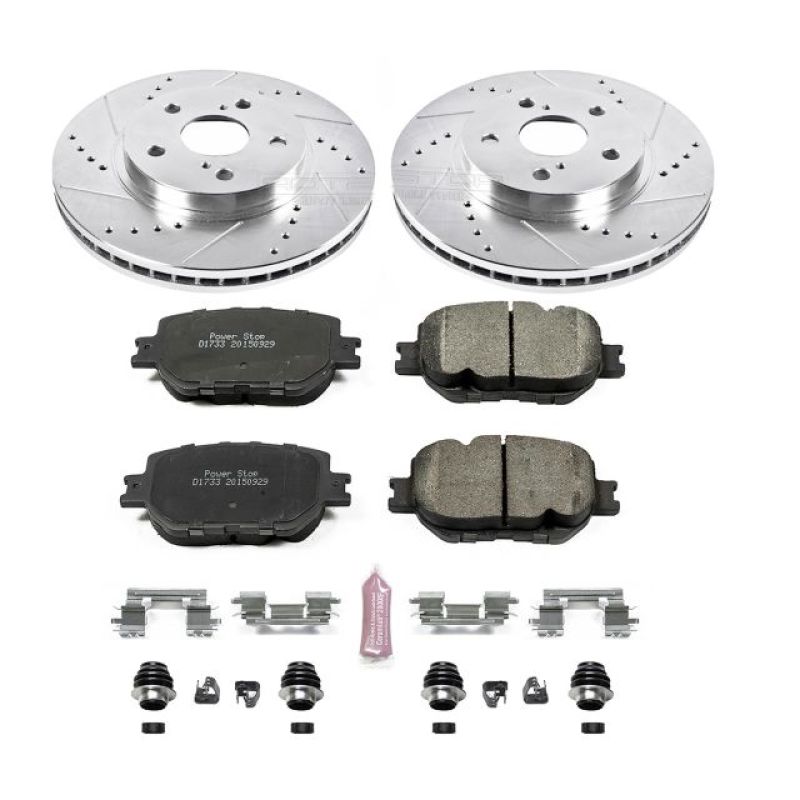 Power Stop 14-15 Lexus IS250 Front Z23 Evolution Sport Brake Kit K6990