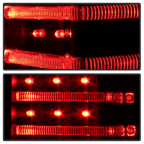 Xtune Hummer H3 06-09 ( Non H3T ) LED Tail Lights Black ALT-ON-HH306-LED-BK 5017697