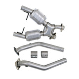 BBK 96-98 Mustang 4.6 GT High Flow X Pipe With Catalytic Converters - 2-1/2 1666