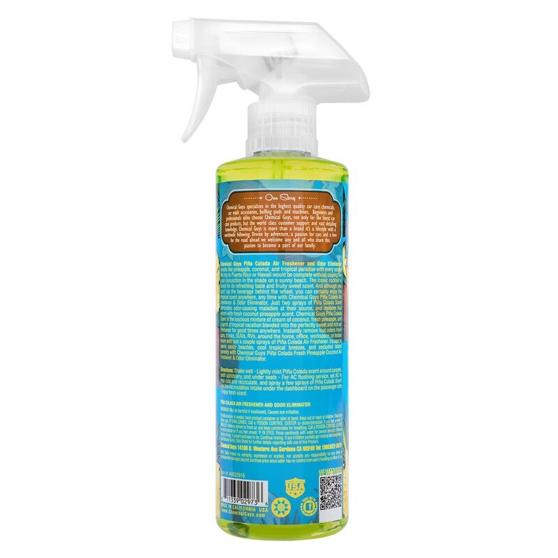 Chemical Guys Pina Colada Air Freshener & Odor Eliminator - 16oz AIR22916