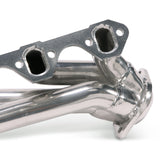 BBK 79-93 Mustang 5.0 Shorty Unequal Length Exhaust Headers - 1-5/8 Silver Ceramic 15150