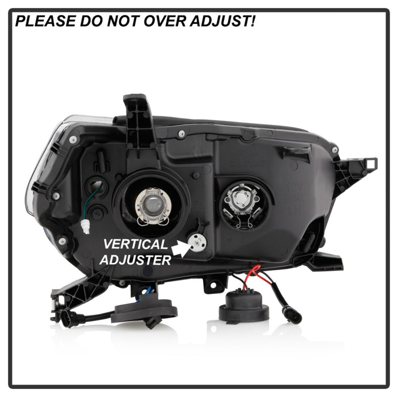 Spyder Signature Toyota 4Runner 10-13 Projector Headlights - Black (PRO-YD-T4R10SI-BK) 5087454